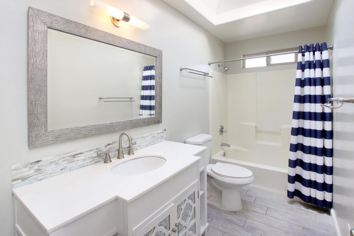 Bathroom, Interior, Wood Texture Flooring