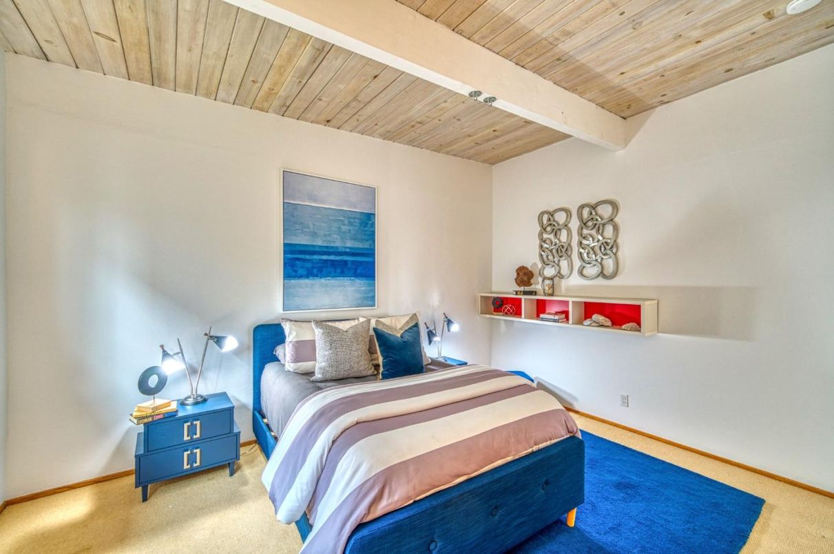 Bedroom, Interior, Wooden Ceilings