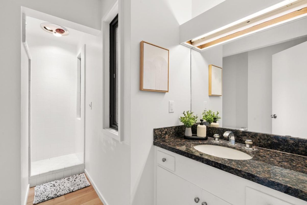 Bathroom, Interior, Wood Texture Flooring