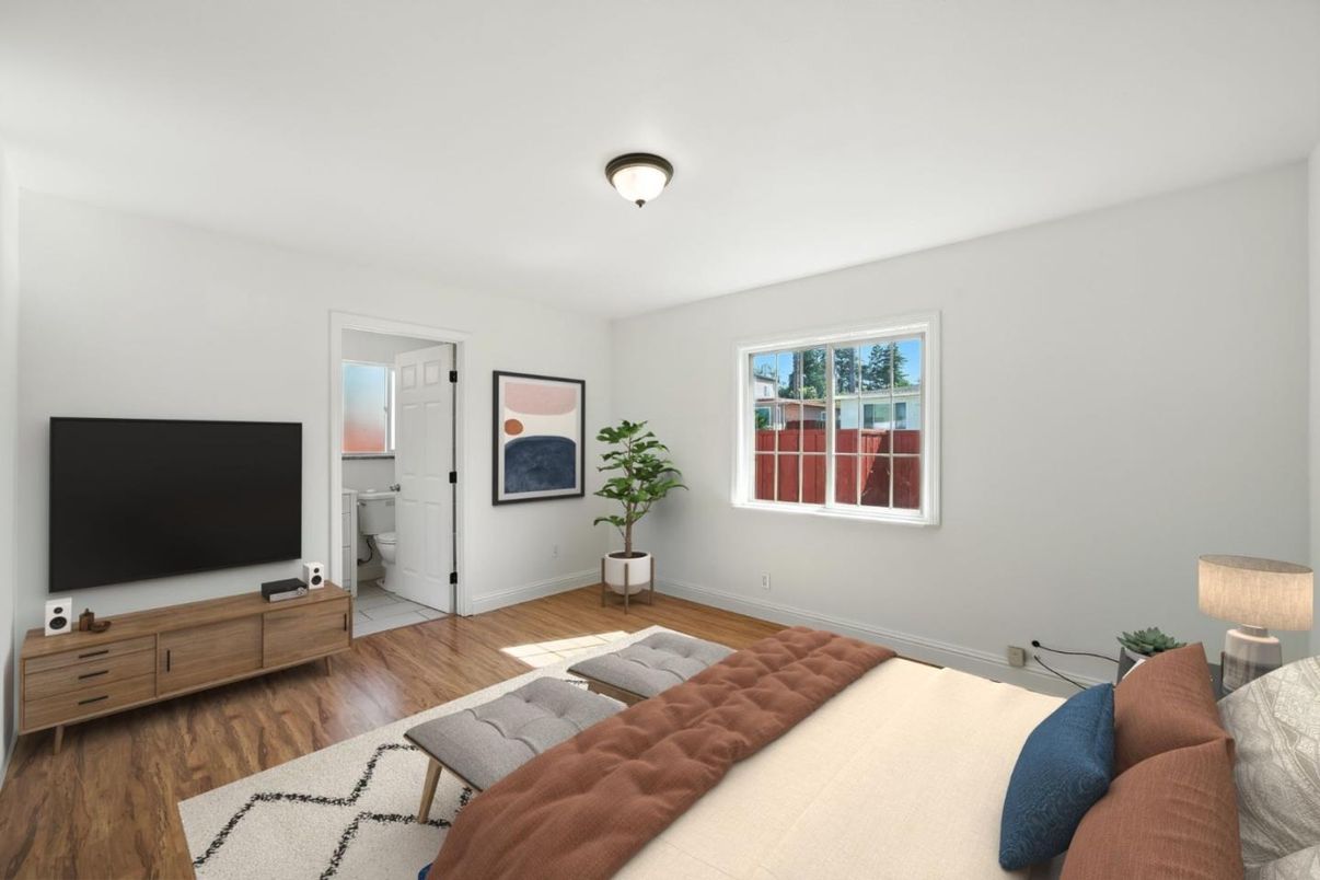 Bedroom, Interior, Wood Texture Flooring