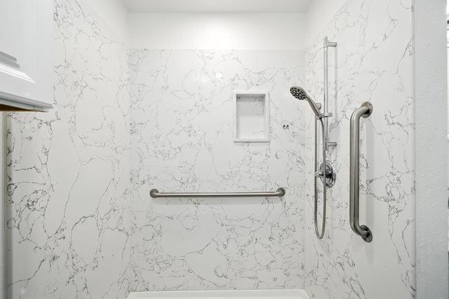 Bathroom, Interior, Marble Walls