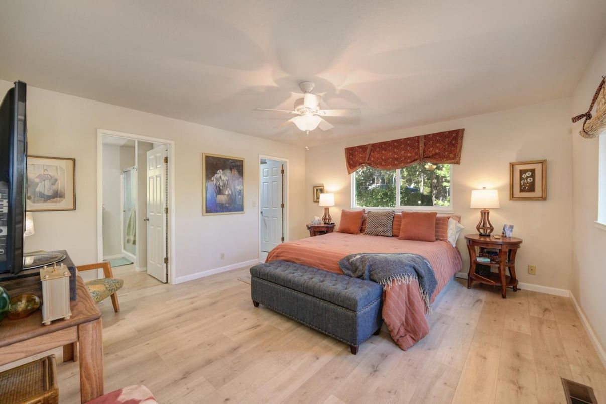 Bedroom, Interior, Wood Texture Flooring