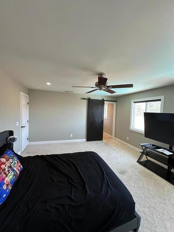 Bedroom, Interior, Recessed Lighting