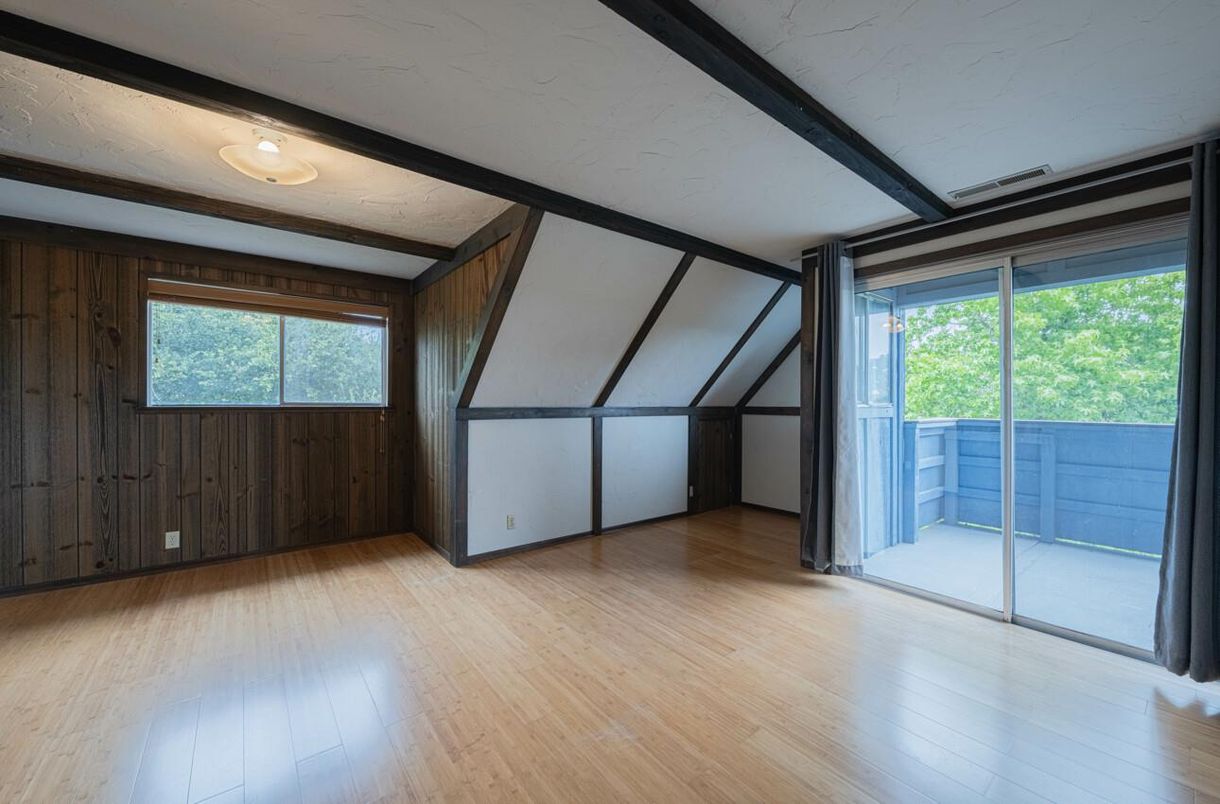 Empty room, Interior, Wood Texture Flooring, Wooden Walls