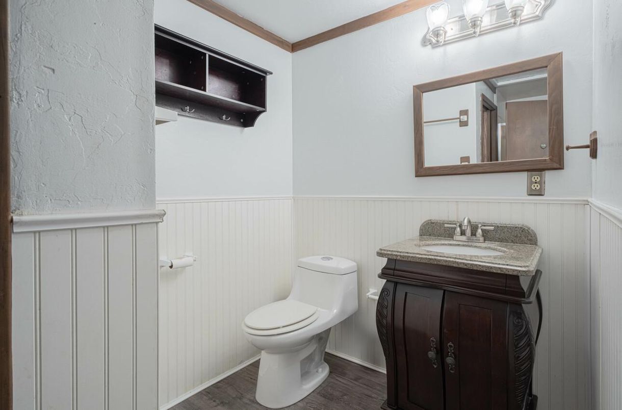 Bathroom, Interior, Wood Texture Flooring
