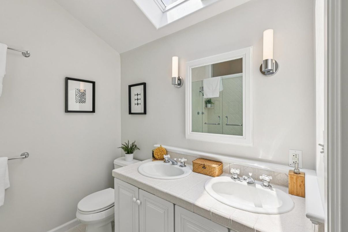 Bathroom, Dual Sink Vanities, Interior, Tile Countertops