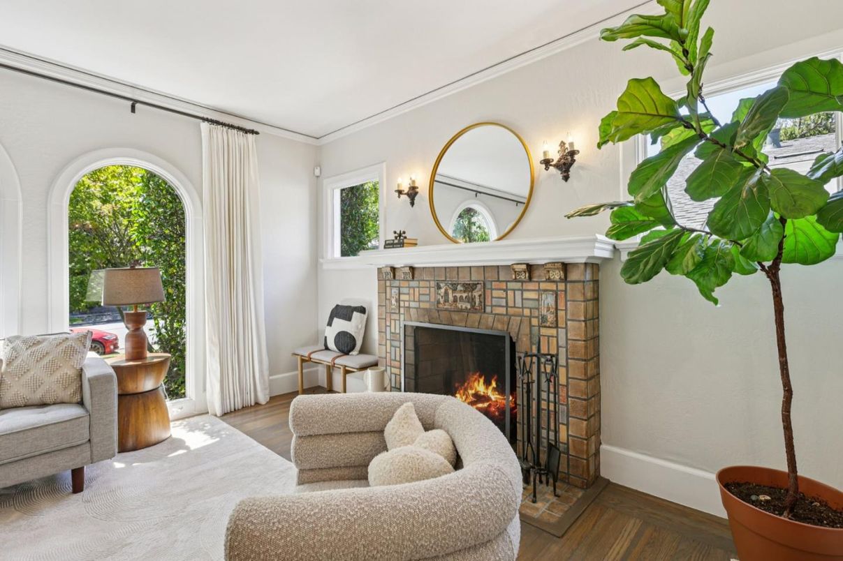 Fireplace, Interior, Living room, Wood Texture Flooring