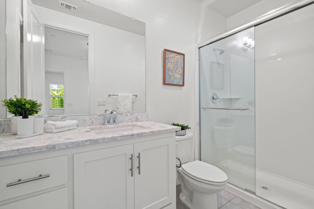 Bathroom, Glass Shower, Interior