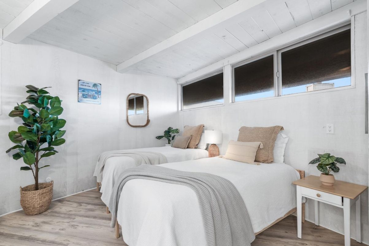 Bedroom, Interior, Wood Texture Flooring