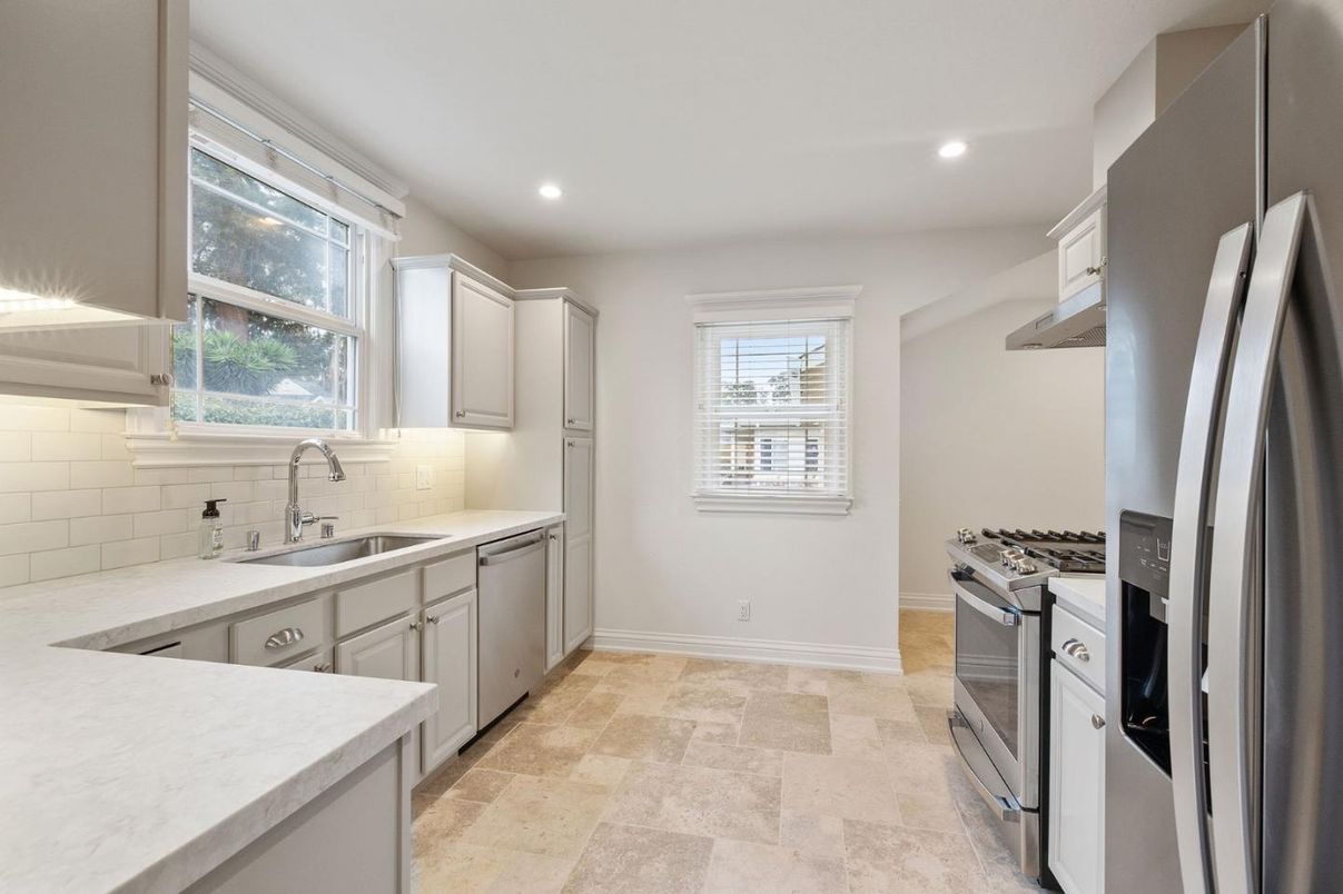 Interior, Kitchen, Recessed Lighting, Stainless Steel Appliances