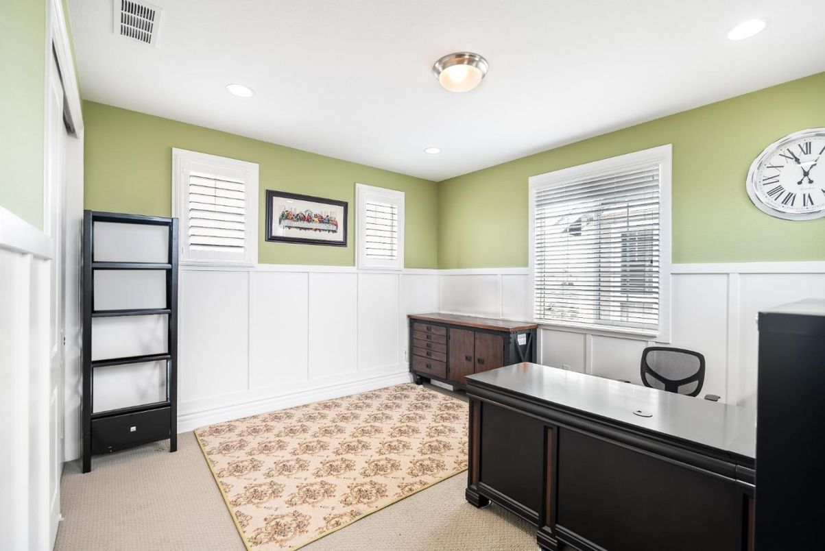 Home Office, Interior, Recessed Lighting