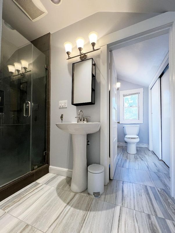Bathroom, Glass Shower, Interior