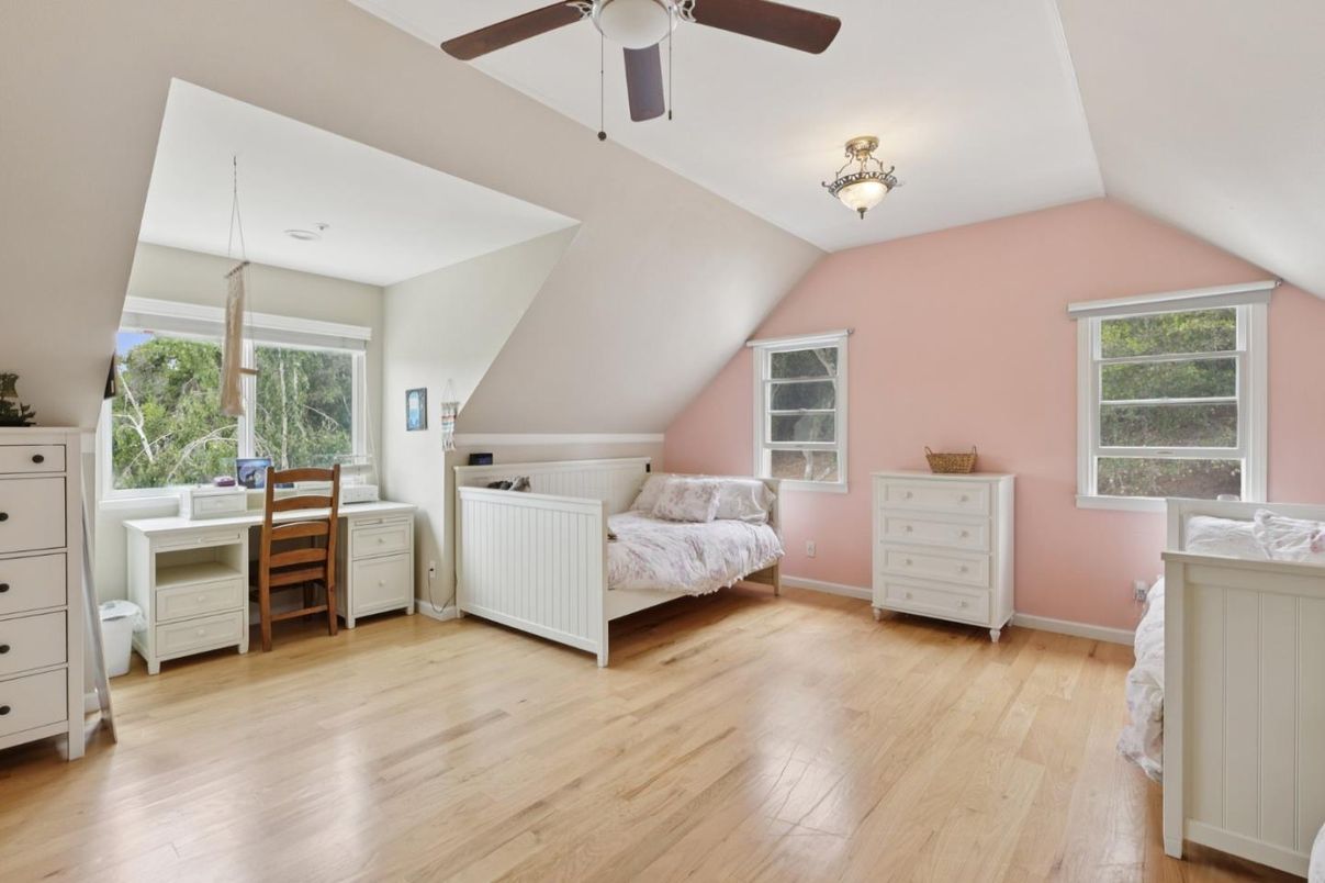 Bedroom, Home Office, Interior, Wood Texture Flooring