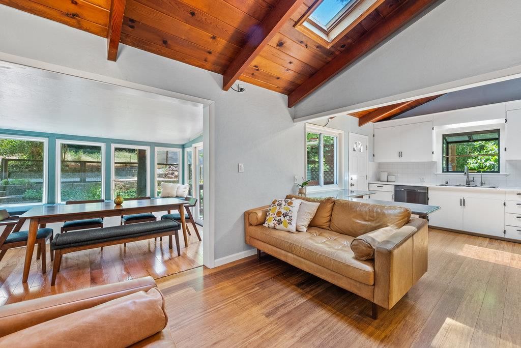 Dining room, Interior, Kitchen, Wooden Beams, Wooden Ceilings, Wood Texture Flooring