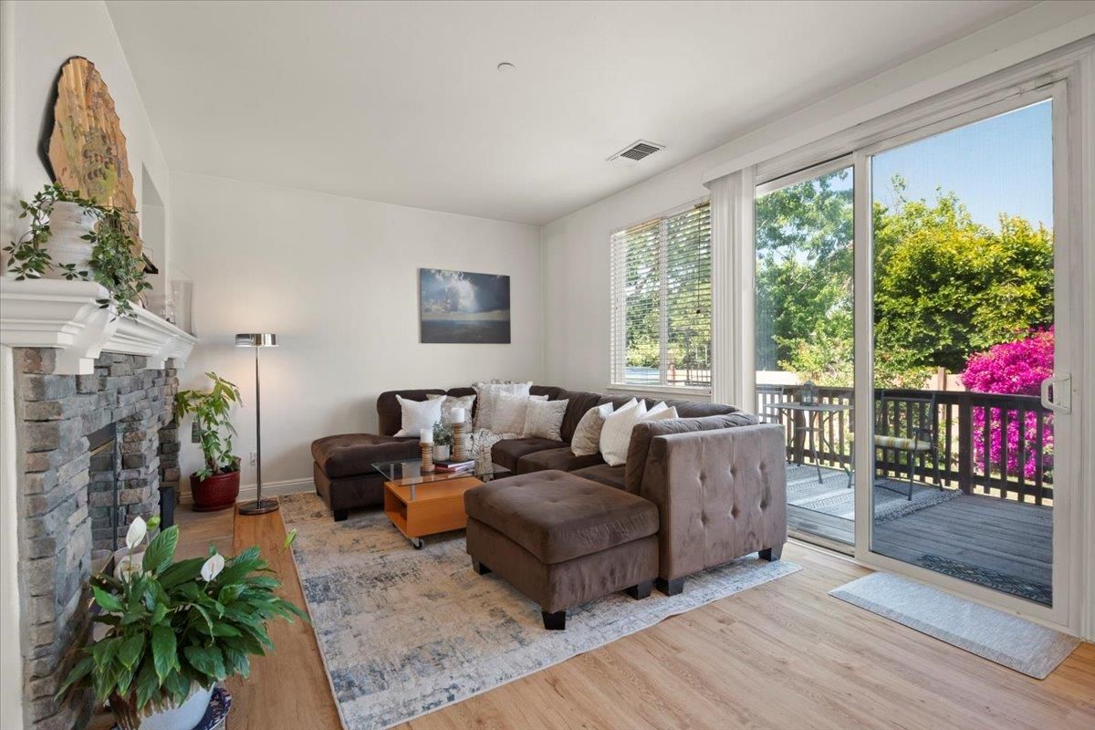 Fireplace, Interior, Living room, Wood Texture Flooring
