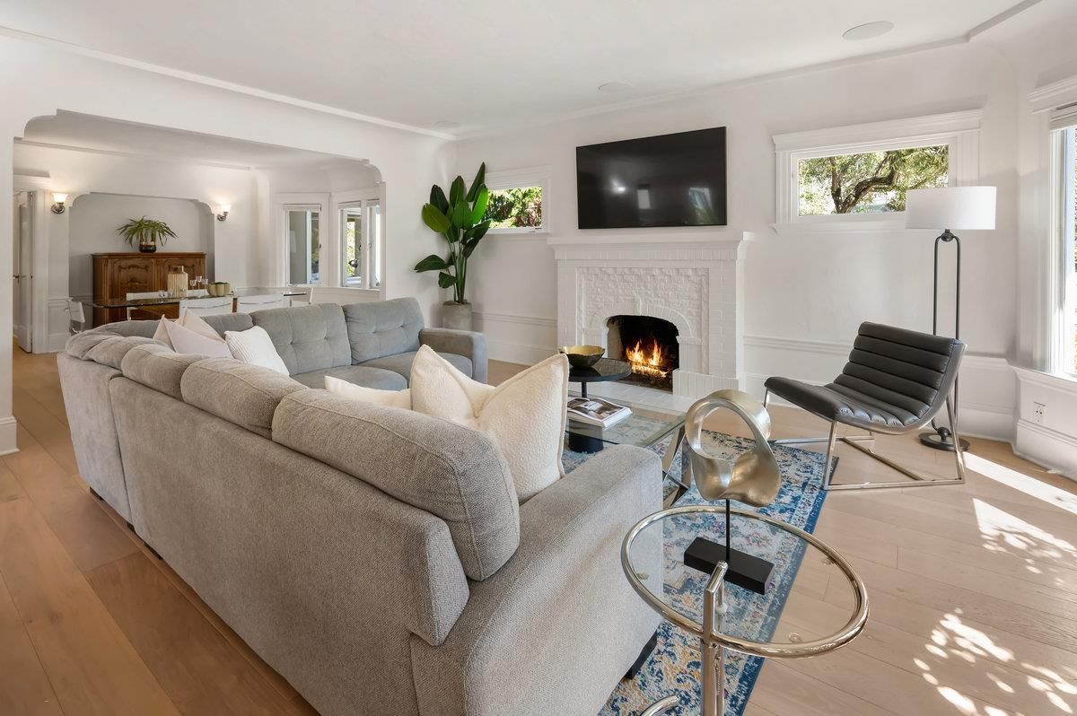 Fireplace, Interior, Living room, Wood Texture Flooring