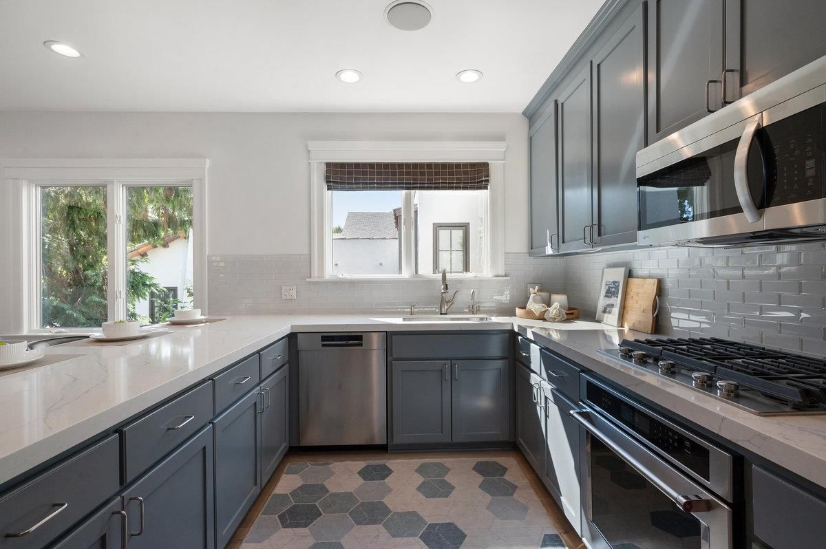 Interior, Kitchen, Recessed Lighting, Stainless Steel Appliances