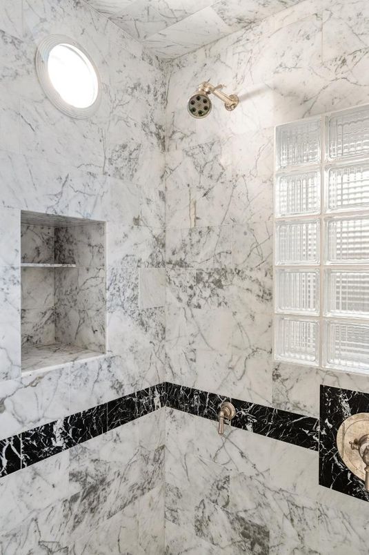 Bathroom, Interior, Marble Walls