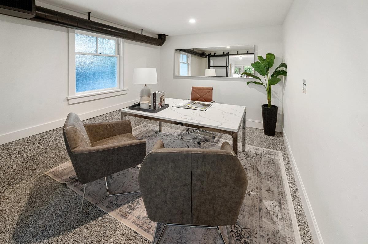 Home Office, Interior, Recessed Lighting
