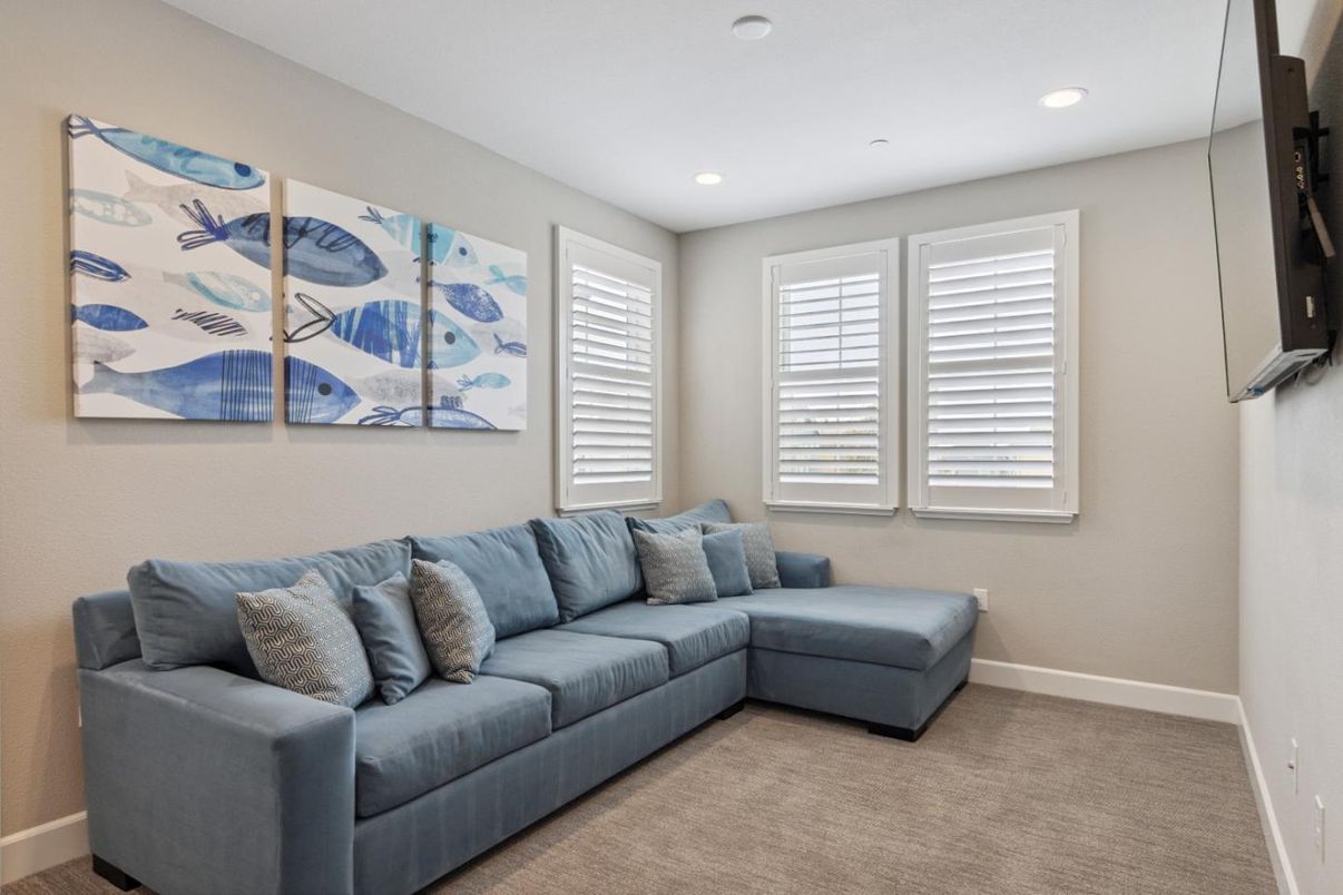 Interior, Living room, Recessed Lighting