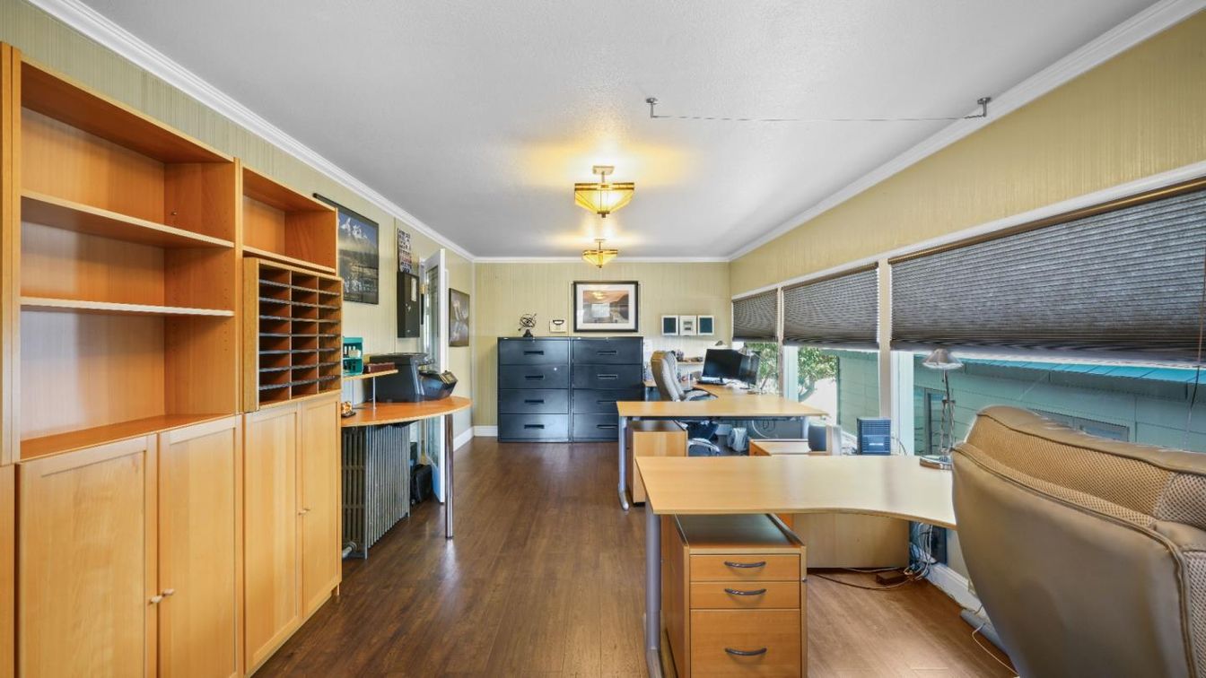 Home Office, Interior, Wood Texture Flooring