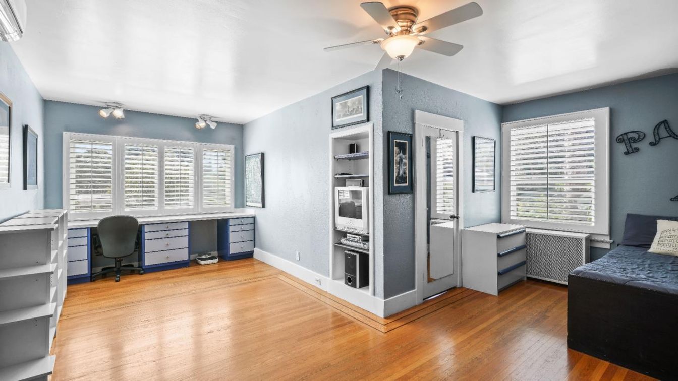 Home Office, Interior, Wood Texture Flooring