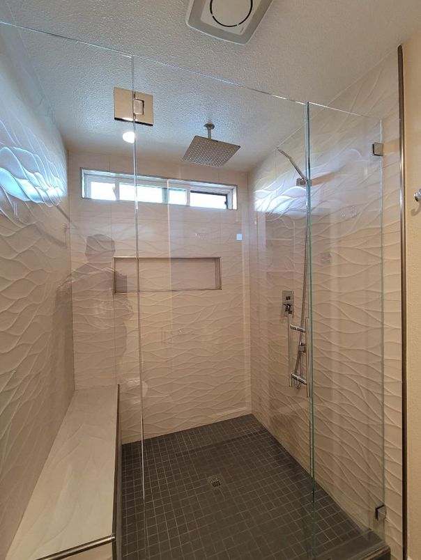 Bathroom, Glass Shower, Interior