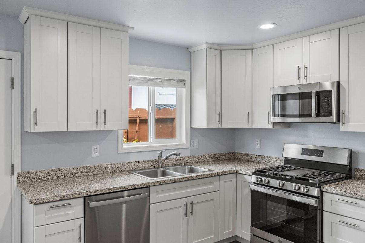 Interior, Kitchen, Recessed Lighting, Stainless Steel Appliances