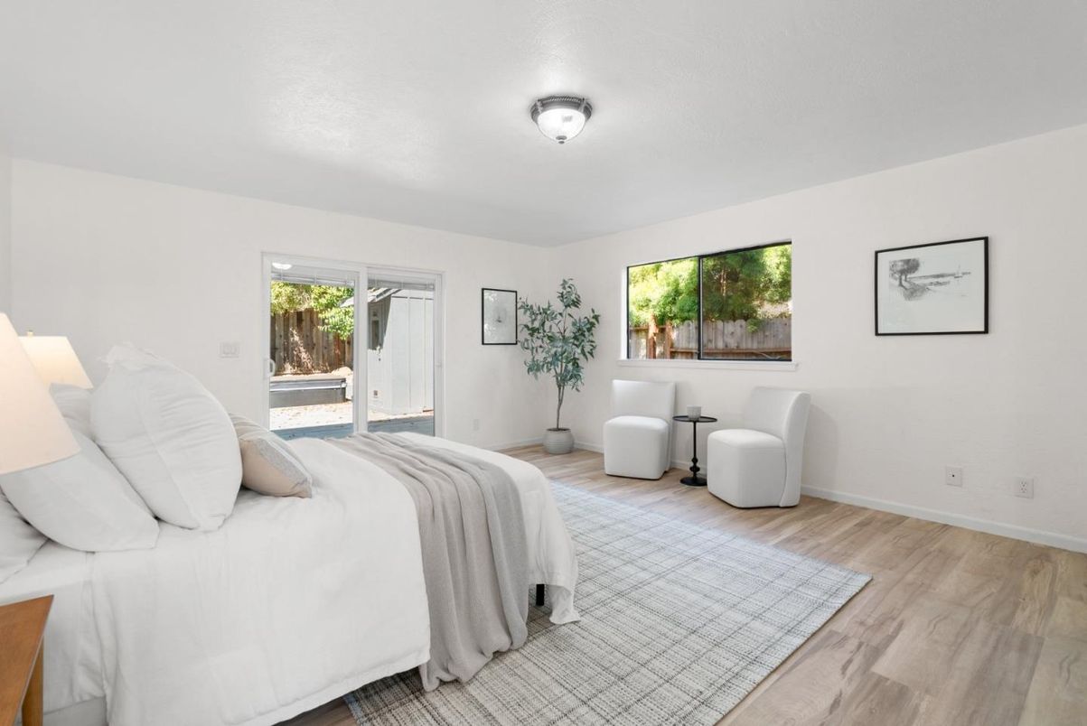 Bedroom, Interior, Wood Texture Flooring