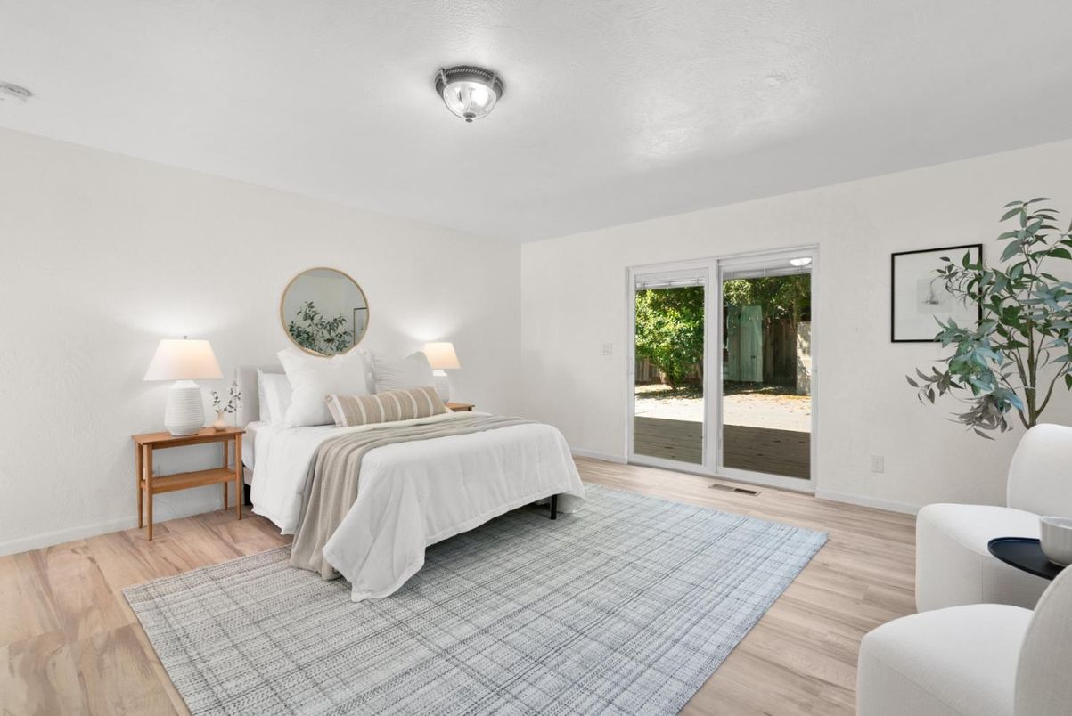 Bedroom, Interior, Wood Texture Flooring