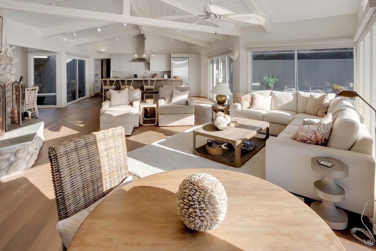 Interior, Kitchen, Living room, Wood Texture Flooring