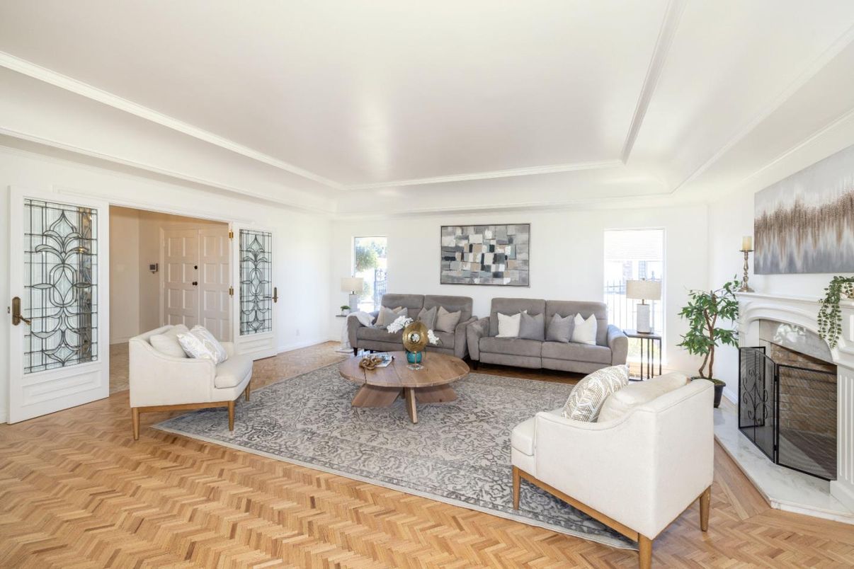 Fireplace, Interior, Living room, Wood Texture Flooring