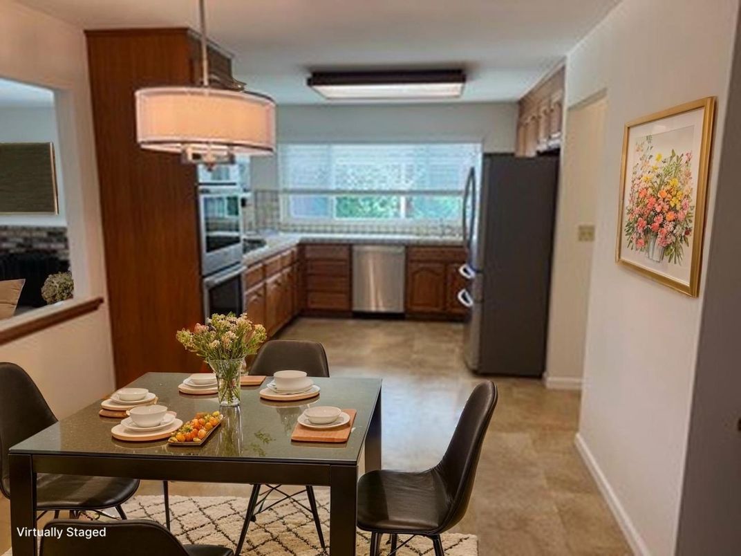 Dining room, Interior, Kitchen