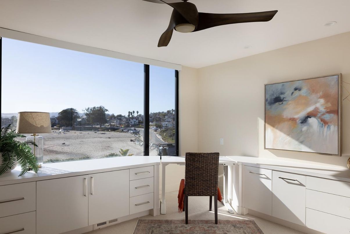 Home Office, Interior, Recessed Lighting, Water