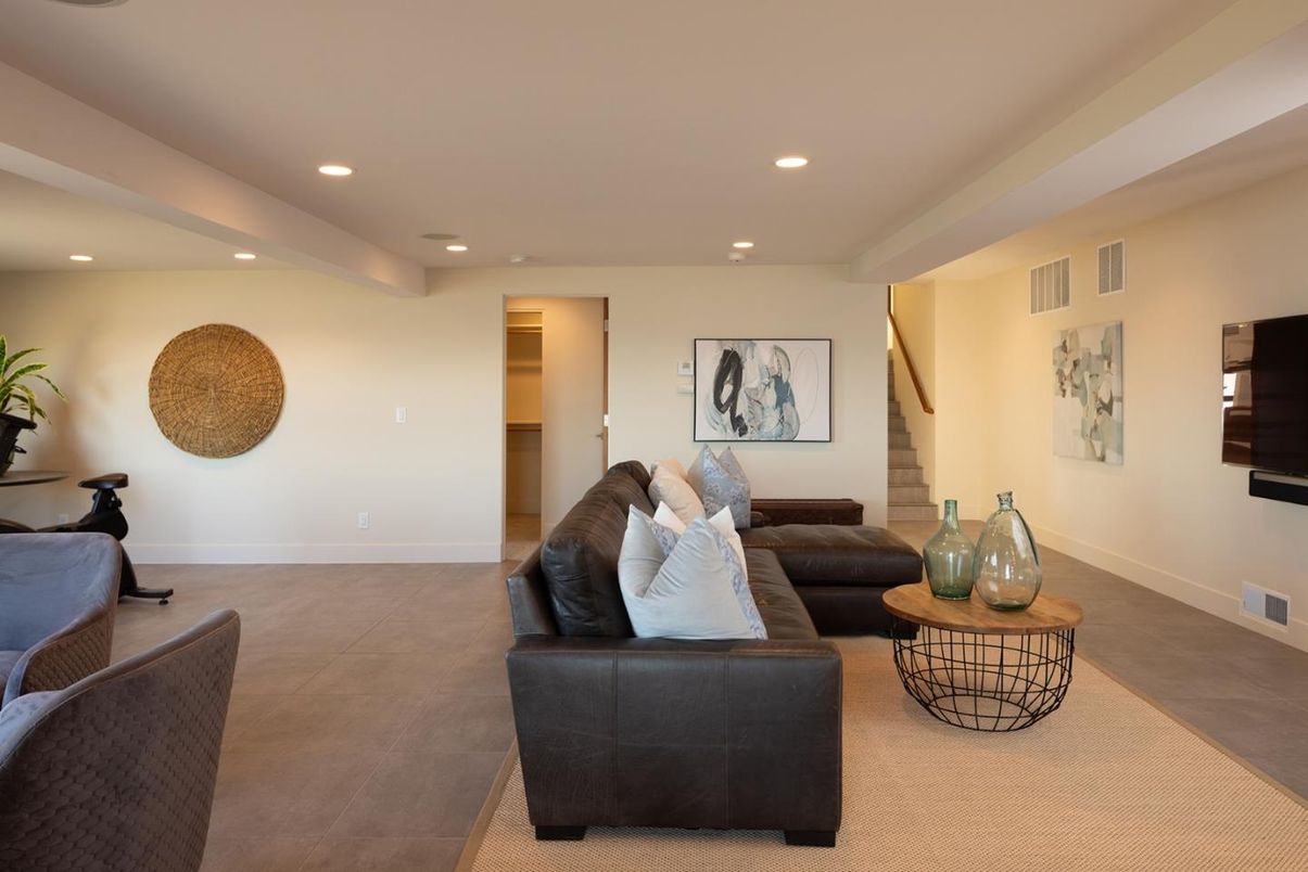 Interior, Living room, Recessed Lighting