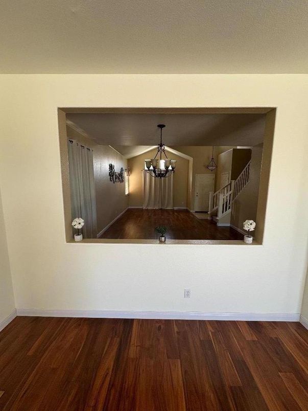Chandelier, Interior, Wood Texture Flooring