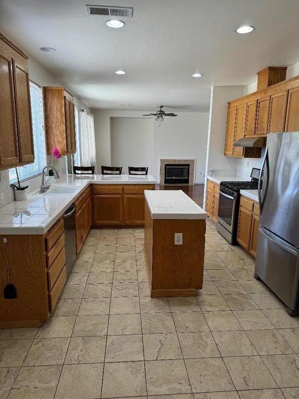 Interior, Kitchen, Recessed Lighting