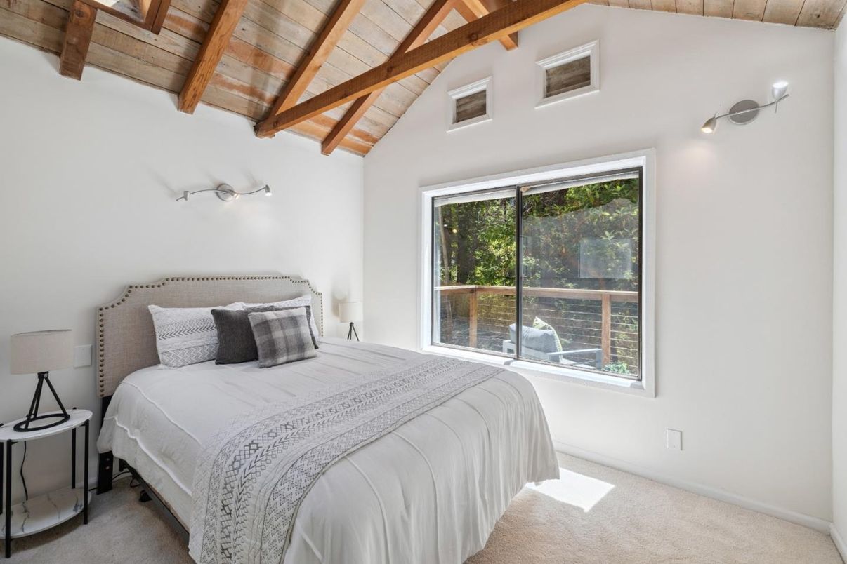 Bedroom, Interior, Wooden Beams, Wooden Ceilings