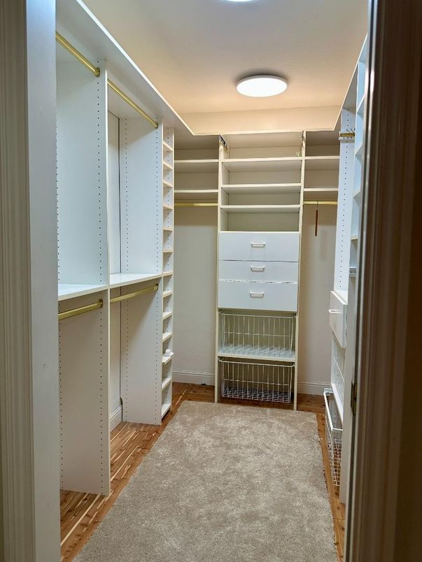 Interior, Recessed Lighting, Walk-in Closets, Wood Texture Flooring