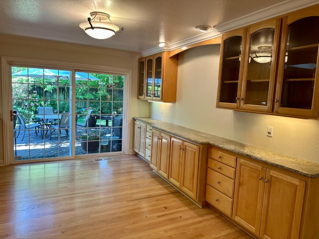 Dining room, Interior, Wood Texture Flooring