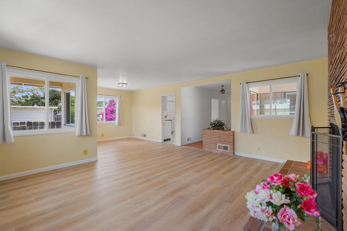 Empty room, Interior, Wood Texture Flooring