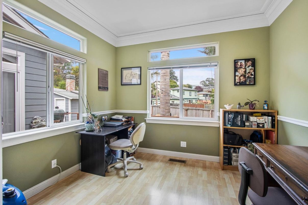 Home Office, Interior, Wood Texture Flooring