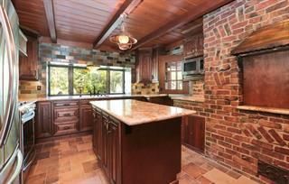 Interior, Kitchen, Stainless Steel Appliances, Stone Walls, Wooden Beams, Wooden Ceilings
