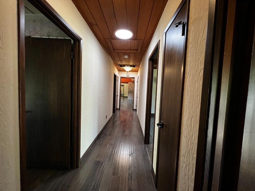 Interior, Recessed Lighting, Wooden Ceilings, Wood Texture Flooring