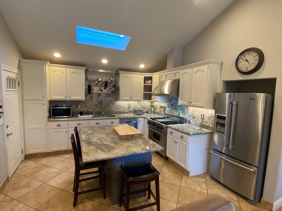 Interior, Kitchen, Recessed Lighting, Stainless Steel Appliances
