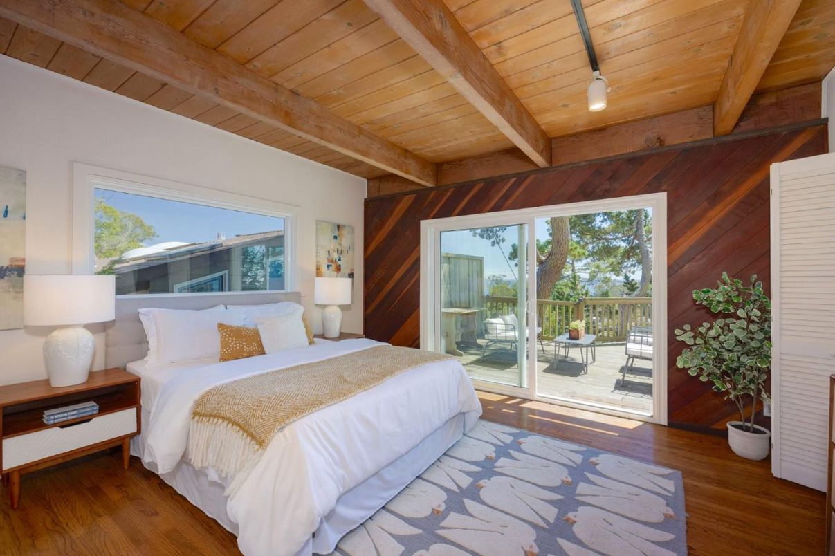 Bedroom, Interior, Wooden Beams, Wooden Ceilings, Wood Texture Flooring