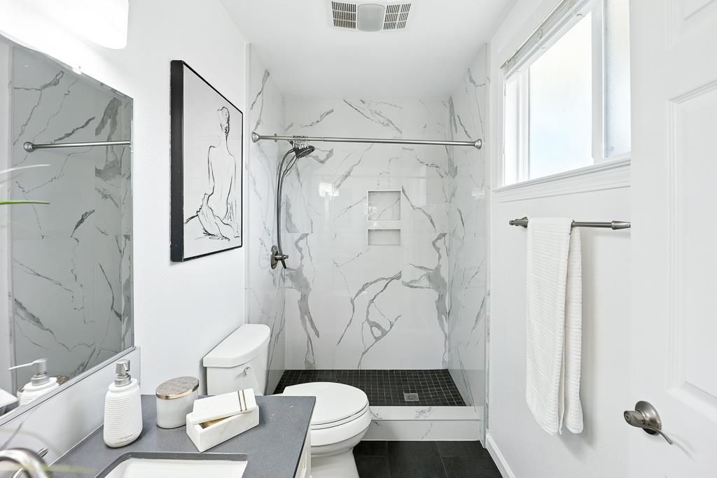 Bathroom, Interior, Marble Walls