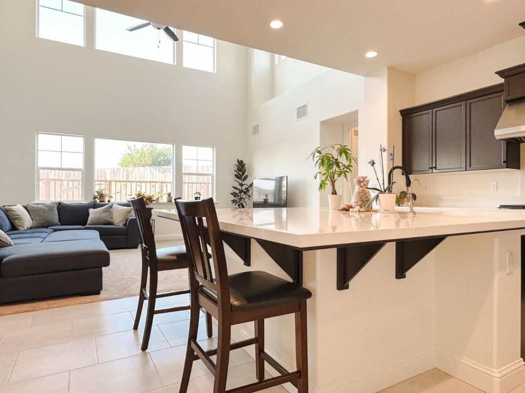 Interior, Kitchen, Living room, Recessed Lighting