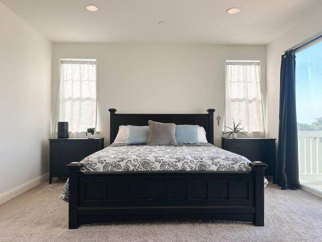 Bedroom, Interior, Recessed Lighting