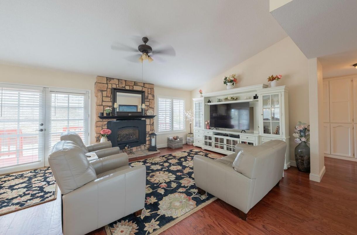 Fireplace, Interior, Living room, Wood Texture Flooring
